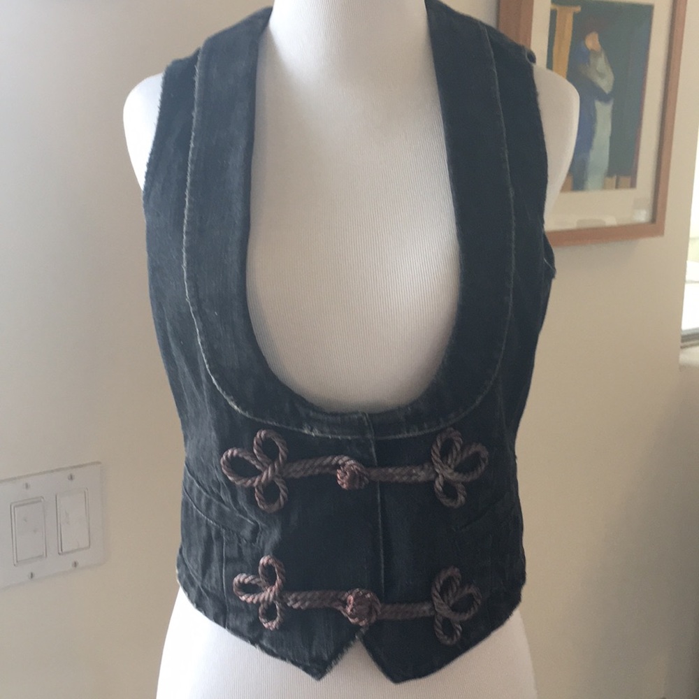 Ralph Lauren Rugby Denim Vest Size S